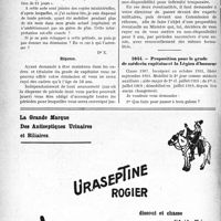 1383 - Page 1380-LXVIII - Correspondance. Questions médico-militaires. Maintien dans les cadres, Démission. Périodes d’instruction / Proposition pour le grade de médecin capitaine et la Légion d’honneur