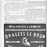1395 - Page 1392-VIII - Dernières nouvelles. Monument à la mémoire du Docteur Henry Delagénière / Syndicat des médecins de la Seine / Congrès de la Fédération des chefs de clinique de France / Société de médecine publique et de génie sanitaire / Société de retraite des médecins du front