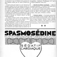 1397 - Page 1394-X - Dernières nouvelles. Syndicat général des médecins des stations thermales et climatiques de France / VIe Congrès international de Thalassothérapie / Ministère de la Marine marchande / Orchestre médical
