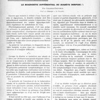 1405 - Page 1402 - Partie scientifique. Travaux Originaux. Le diagnostic différentiel du diabète insipide, par Gilbert-Dreyfus