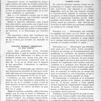 1410 - Page 1407 - Partie scientifique. Travaux Originaux. La thérapeutique obstétricale au goût du jour. Les hémorragies tardives des suites de couches ne résultent pas toujours d’une rétention cotylédonaire ; dans la moitié des cas, elles sont dues à l’infection, d’après le Docteur A. Grosse