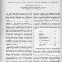 1413 - Page 1410 - Partie scientifique. Travaux Originaux. Faits cliniques. Un cas de tuberculose aiguë de l’enfance guérie par le sérum du professeur Jousset [Dr Arin] / Les maladies des coloniaux observées à vichy, par M. Humbert Boucher