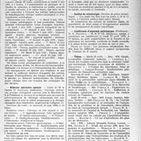 1444 - Page 1441 - Partie professionnelle, Hygiène, Assistance, Mutualité, Intérêts corporatifs, Variétés. Faculté de médecine de Paris. Enseignement et actes de la Faculté