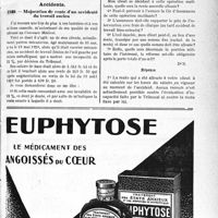 1508 - Page XLI-1501 - La défense individuelle du médecin par le Sou médical. Fiscalité. Effet de la demande de sursis de paiement / Accidents. Majoration de rente d’un accidenté du travail ancien