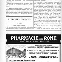 1519 - Page 1512-VIII - Dernières nouvelles. Société de médecine et de chirurgie de Bordeaux / Sanatorium de Ris-Orangis / A travers l’officiel. Asiles publics d’aliénés / Service de santé militaire