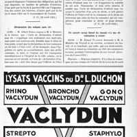 1524 - Page XIII-1517 - A travers l’officiel. Réponses des Ministres aux questions des Parlementaires. Caractère obligatoire des périodes d’instruction / Déclaration des enfants sans vie / Un assuré social blessé du travail n’a pas de cotisation à verser