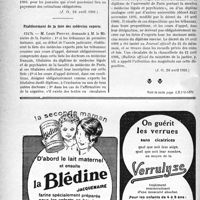 1525 - Page 1518-XIV - A travers l’officiel. Réponses des Ministres aux questions des Parlementaires. Un assuré social blessé du travail n’a pas de cotisation à verser / Etablissement de la liste des médecins experts