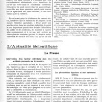 1543 - Page 1536 - Partie scientifique. Travaux Originaux. Les cancers du petit bassin, (suite), par le Dr G. Fischer. Le cancer du rectum. Le traitement / L'Actualité Scientifique. La Presse. Intervention d’un facteur individuel dans les accidents provoqués par le camphre [(Paris médical, 29 novembre 1930.)] / Les périviscérites digestives et leur traitement médical [(La Pratique médicale française, novembre 1930-A.)]