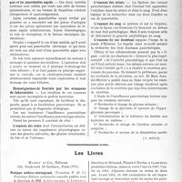 1550 - Page 1543 - Partie scientifique. L'Actualité Scientifique. Les Congrès. XXXIVe Congrès de l'Association française de Chirurgie, (Suite). Les pancréatites chroniques, MM. P. Brocq et Miginiac / Les Livres. Pratique médico-chirurgicale, par MM. A. Couvelaire, A. Lemierre, C. Lenormant, Masson et Cie, Éditeurs, Paris (VIe)