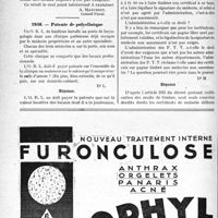 1583 - Page 1576-LXVIII - Correspondance. Fiscalité. Locaux multiples. Patente / Patente de polyclinique / Timbre des certificats de maladie des fonctionnaires