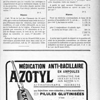 1586 - Page LXXI-1579 - Correspondance. Questions médico-militaires. Traitement pour la Légion d’honneur / Pension d’un médecin réformé à 35%