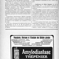 1595 - Page 1588-VIII - Dernières nouvelles. Association pour le développement des relations médicales (A. D. R. M.) / Conférences de l’Hôtel Chambon