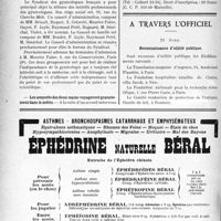 1597 - Page 1590-X - Dernières nouvelles. Création de la Société française de gynécologie et du Syndicat des gynécologues français / Les amputés des deux mains voyageront gratuitement dans le métro / IVe Salon des médecins de Provence / A travers l’officiel. Reconnaissance d’utilité publique