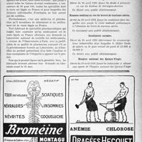 1598 - Page XI-1591 - A travers l’officiel. Assurances sociales / Etudes de chirurgie dentaire / Examen médical en vue du brevet de tourisme aérien / Assurances sociales / Hospice national des Quinze-Vingts