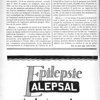 1677 - Page 1670-XIV - A travers l’officiel. Réponses des Ministres aux questions des Parlementaires. Régime des ouvriers sociaux assistés médicaux / Situation de la femme d’un assuré social à l’égard de l’assurance-maternité