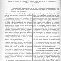 1697 - Page 1690 - Partie scientifique. Travaux Originaux. La clinique au goût du jour. L’énigme des angoisses précordiales. La crénothérapie et les injections « loco dolenti » de stovaïne ou de camphrosalyl dans leur traitement, d’après les travaux du Professeur G. Giraud, et ceux de M. L. Langeron, de M. H. Krauter