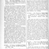 1723 - Page 1716 - Partie professionnelle, Hygiène, Assistance, Mutualité, Intérêts corporatifs, Variétés. Travaux Originaux. La page sans médecine