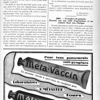 1736 - Page LXIX-1729 - Correspondance. Fiscalité. Réclamation au Directeur des Contributions directes. Délai de réponse / Transfert de patente. Patente sur une salle d’opérations et un cabinet dans une clinique
