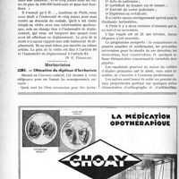 1741 - Page 1734-LXXIV - Correspondance. Application du Tarif Maginot. Frais de déplacement dans les grandes villes / Herboristes. Obtention du diplôme d’herboriste
