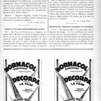 1752 - Page XIII-1745 - A travers l’officiel. Réponses des Ministres aux questions des Parlementaires. Le prix d’achat d’oeuvres d’art n’est pas une dépense professionnelle / Situation d’un assuré social malade payé au mois / Déduction des cotisations d’assurance-vie et accidents