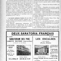 1819 - Page 1812-VIII - Dernières nouvelles. Société amicale des médecins alsaciens / Le Journée médicale d’Amiens (21 juin 1931)