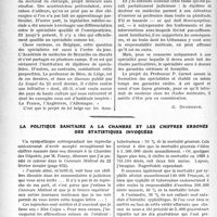 1861 - Page 1854 - Partie professionnelle, Hygiène, Assistance, Mutualité, Intérêts corporatifs, Variétés. Travaux Originaux. L’actualité professionnelle. La réforme des études médicales. Le projet du Professeur Carnot. Sur la spécialisation des enseignements à la fin des études médicales, par le Dr. Paul Carnot / La politique sanitaire à la chambre et les chiffres erronés des statistiques invoquées [G. Duchesne]