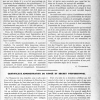 1862 - Page 1855 - Partie professionnelle, Hygiène, Assistance, Mutualité, Intérêts corporatifs, Variétés. Travaux Originaux. L’actualité professionnelle. La politique sanitaire à la chambre et les chiffres erronés des statistiques invoquées [G. Duchesne] / Certificats administratifs de congé et secret professionnel [Dr Paul Boudin]