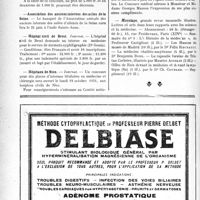 1897 - Page 1890-X - Dernières nouvelles. Faculté de médecine de Nancy / Association des anciens internes des asiles de la Seine / Hôpital civil de Brest / Hôpitaux de Nice / Mariage / Aesculape