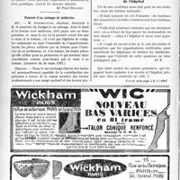1901 - Page 1894-XIV - A travers l’officiel. Réponses des Ministres aux questions des Parlementaires. Patente d’un ménage de médecins / Assurances sociales. Détournement, des malades au profit de l’hôpital