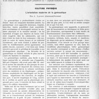 1912 - Page 1905 - Partie scientifique. Travaux Originaux. Clinique médicale des enfants, Hôpital des Enfants-Malades. Les méningites à bacilles de Pfeiffer dans la première enfance, Professeur P. Nobécourt / Culture physique. L’orientation moderne de la gymnastique, par J. Lafont (Clermont Ferrand)