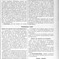 1922 - Page 1915 - Partie scientifique. Travaux Originaux. La thérapeutique au goût du jour. Traitement général / Traitement local