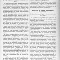 1926 - Page 1919 - Partie scientifique. L’actualité Scientifique. Les Sociétés Savantes. Paris. Le scorbut moderne ou maladie des conserves, (Académie de médecine ; 5-5-1931.) / Prophylaxie des phlébites poste-opératoires en gynécologie, (Société de chirurgie, 11-2-1931.)