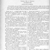 1941 - Page 1934 - Partie professionnelle, Hygiène, Assistance, Mutualité, Intérêts corporatifs, Variétés. Travaux Originaux. Jurisprudence. Honoraires médicaux, — Pas de guérison : pas d’honoraires ! [Dr Paul Boudin] / Honoraires — Intermédiaire — Maîtres et domestiques