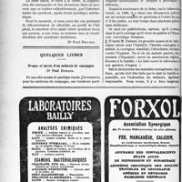 1955 - Page 1948-LXIV - A travers l’officiel. Assurances sociales. Détournement, des malades au profit de l’hôpital / Quelques livres. Propos et loisirs d’un médecin de campagne
