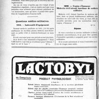 1965 - Page 1958-LXXIV - Correspondance. Médecine légale. Constatation de décès d’un noyé / Questions médico-militaires. Indemnité d’équipement / Légion d’honneur. Médecin civil faisant fonctions de médecin militaire