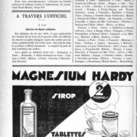 1971 - Page 1964-VIII - Dernières nouvelles. Voyage médical aux villes d’eaux Tchécoslovaques / Sanatorium de Villiers (Aisne) / A travers l’officiel. Service de Santé militaire