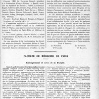 2026 - Page 2019 - Partie professionnelle, Hygiène, Assistance, Mutualité, Intérêts corporatifs, Variétés. Comptes rendus, documents, pièces officielles. Syndicat des médecins de l’arrondissement de Saint-Malo. Compte rendu de l'Assemblée générale du 8 mai 1931 / Faculté de médecine de Paris. Enseignement et actes de la Faculté