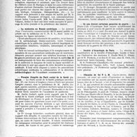 2029 - Page 2022 - Partie professionnelle, Hygiène, Assistance, Mutualité, Intérêts corporatifs, Variétés. Reportage professionnel. Nouvelles et Informations, (Voir les Dernières Nouvelles en tête des « Demi-Colonnes »). XXIVe Voyage d’études médicales / Journée de la Barégine / La médecine en Russie soviétique / Premier Congrès du Parti social de la Santé publique / Ce que durent certaines pensions de guerre / Société d’hémologie de Paris / Chemins de fer P. L. M