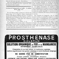 2031 - Page 2024-LXIV - A travers l’officiel. Notes de pratique médicale, Dr Taberlet. Contribution au traitement du coryza / Une lacune de renseignement de nos Facultés : Les médecins doivent étudier le nu [J. Noir]