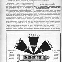 2039 - Page 2032-LXXII - Correspondance. Baux et Locations. Loyer professionnel. Troubles de jouissance / Assurances sociales. Situation des femmes de ménage et autres domestiques travaillant pour plusieurs employeurs
