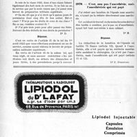 2041 - Page 2034-LXXIV - Correspondance. Assurances sociales. Situation des assurés sociaux qui ne travaillent pas régulièrement / Questions médico-militaires. Droit aux permissions / Application du Tarif Fallières. C’est, non pas l’anesthésie, mais l’anesthésiste qui est payé