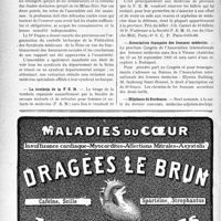 2047 - Page 2040-VIII - Dernières nouvelles. Syndicat des médecins de la Seine / La tombola de la F. E. M / Association française des femmes médecins / Hôpitaux de Bordeaux