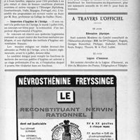2048 - Page IX-2041 - Dernières nouvelles. Hôpitaux de Bordeaux / Voyages de «La Caravane Universitaire » / Inspection d’hygiène de l’Ariège / A travers l’officiel. Education physique / Légion d’honneur