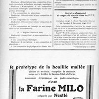 2053 - Page 2046-XIV - A travers l’officiel. Enseignement de la médecine / Secret professionnel et congés de maladie dans les P.T.T