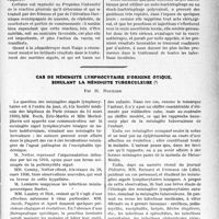 2064 - Page 2057 - Partie scientifique. Travaux Originaux. Clinique chirurgicale. Les inflammations aiguës du sein, M. J.-P. Tourneux / Cas de méningite lymphocytaire d’origine otique, simulant la méningite tuberculeuse, par H. Rouèche