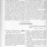 2095 - Page 2088 - Partie professionnelle, Hygiène, Assistance, Mutualité, Intérêts corporatifs, Variétés. Travaux Originaux. Variétés biologiques. La puissance prolifique des poissons et la destruction des nouveau-nés qui rétablit l’équilibre nécessaire [J. Noir] / La page sans médecine