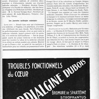 2108 - Page LXV-2101 - A travers l’officiel. Journées médicales coloniales, du 22 au 31 juillet 1931. Congrès internationaux et intercoloniaux, (rattachés aux Journées Médicales coloniales) / Les journées médicales coloniales