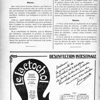 2111 - Page 2104-LXVIII - Correspondance. Questions médico-militaires. Présomption d’origine d’une maladie / Droit au traitement de la Légion d’honneur. Médaille de la Victoire