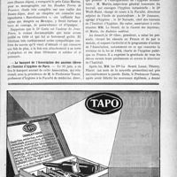 2120 - Page VII-2111 - Dernières nouvelles. Les épidémies / Prix littéraire / Le Banquet de l’Association des anciens élèves de l’Institut d’hygiène de Paris