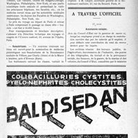 2122 - Page IX-2113 - Dernières nouvelles. Voyage d’études au Canada et aux Etats-Unis / Sanatoriums / A travers l’officiel. Assurances sociales